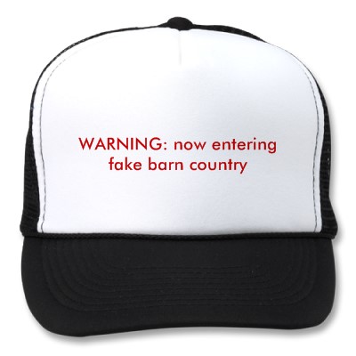 Now Entering fake barn country