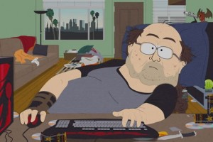 Lazy gamer from South Park
